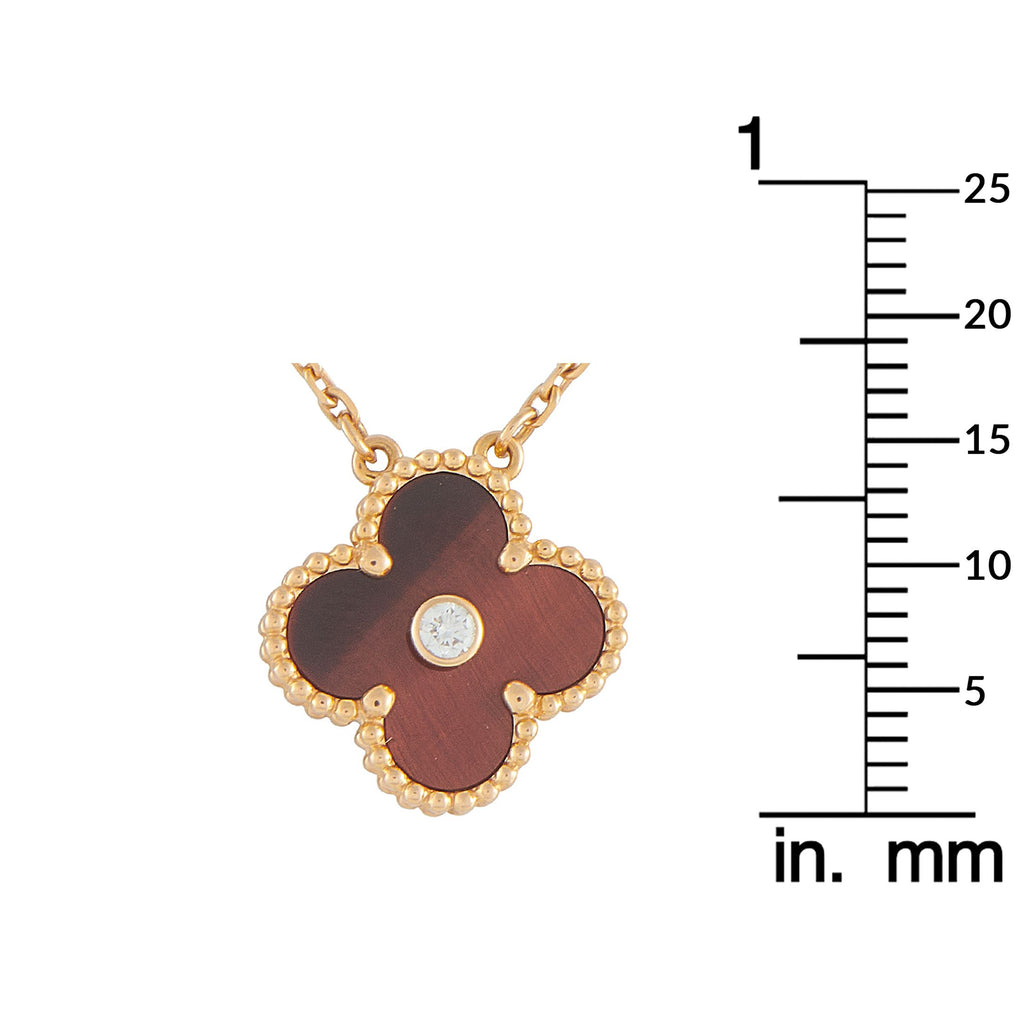 Van Cleef & Arpels Alhambra 18K Yellow Gold Holiday Necklace