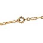 VAN CLEEF & ARPELS Van Cleef & Arpels Vintage 18K Yellow Gold Tiger Eye Necklace