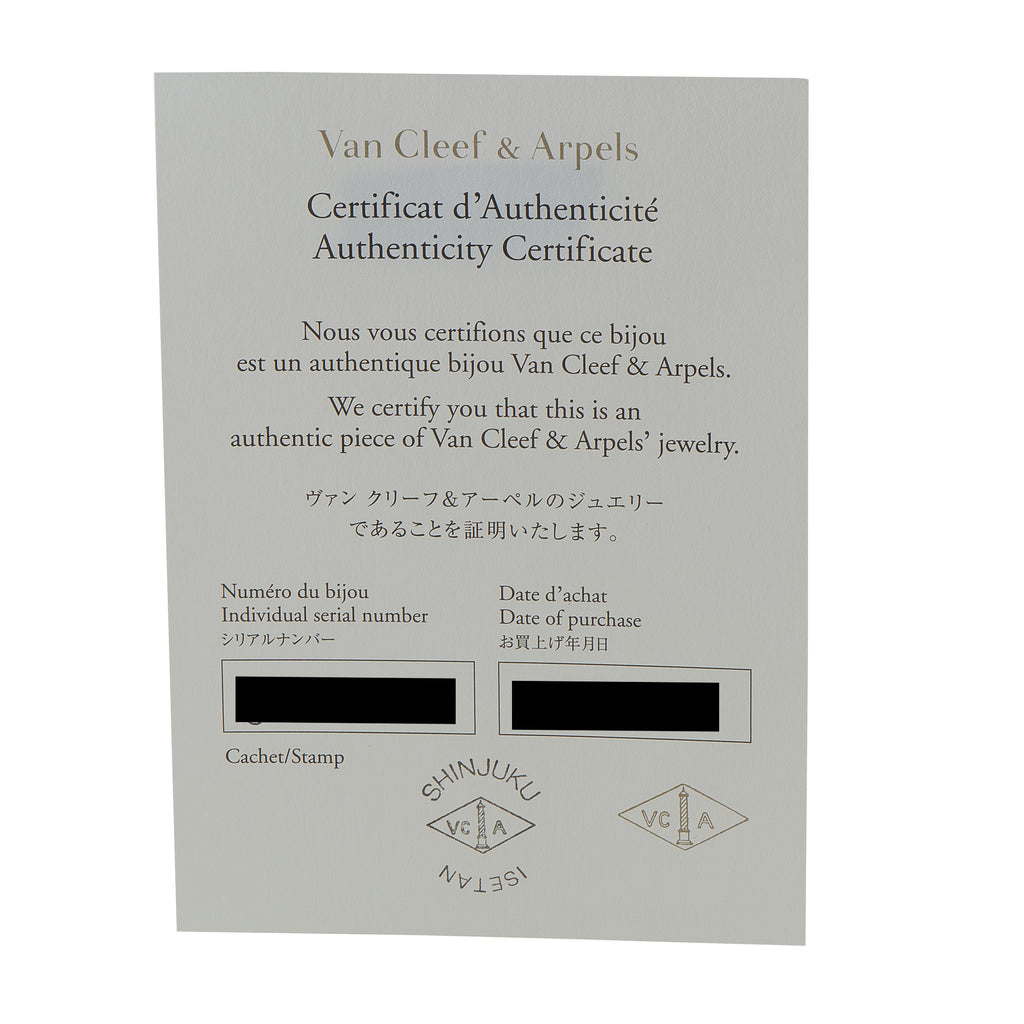 Van Cleef & Arpels Vintage Alhambra 18K Rose Gold Letterwood 10-Motif Necklace