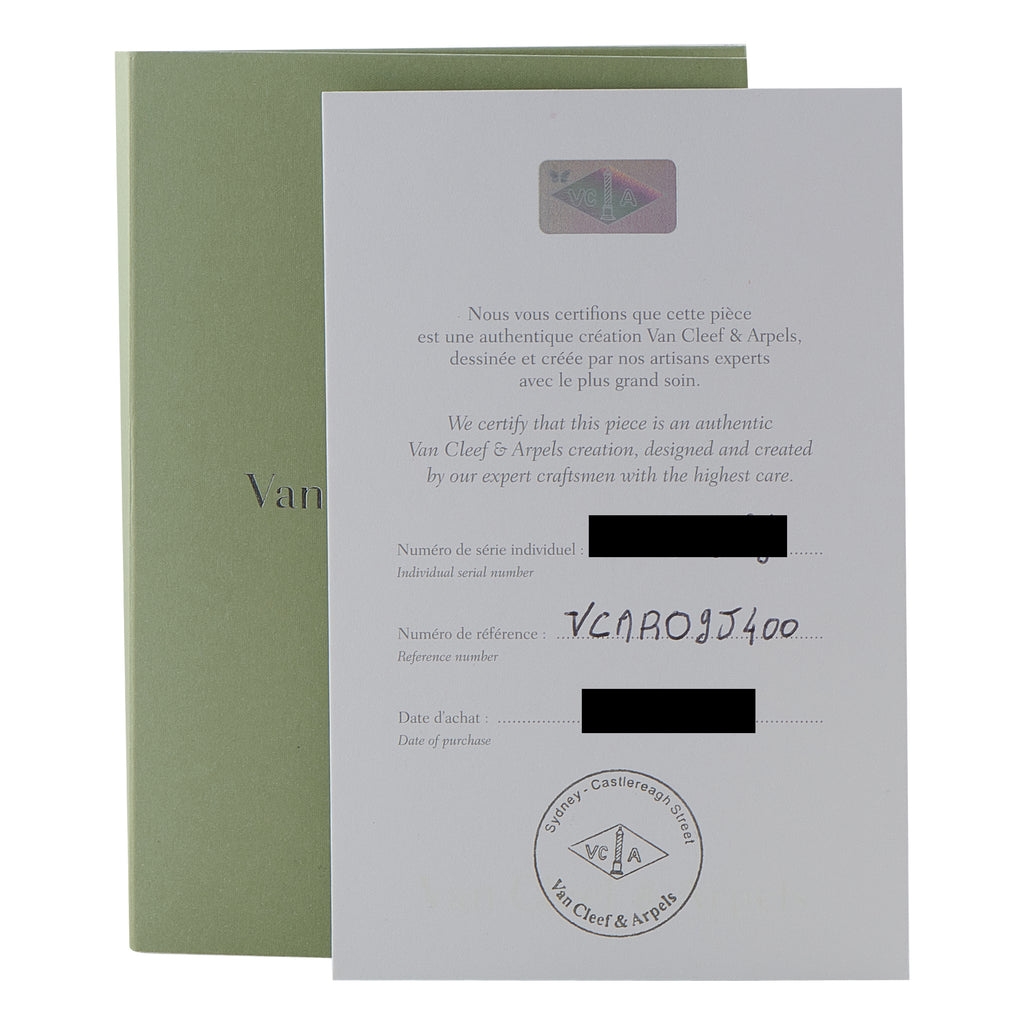 Van Cleef & Arpels Alhambra 18K Yellow Gold 2.41ct Diamond and Malachite 10-Motif Necklace