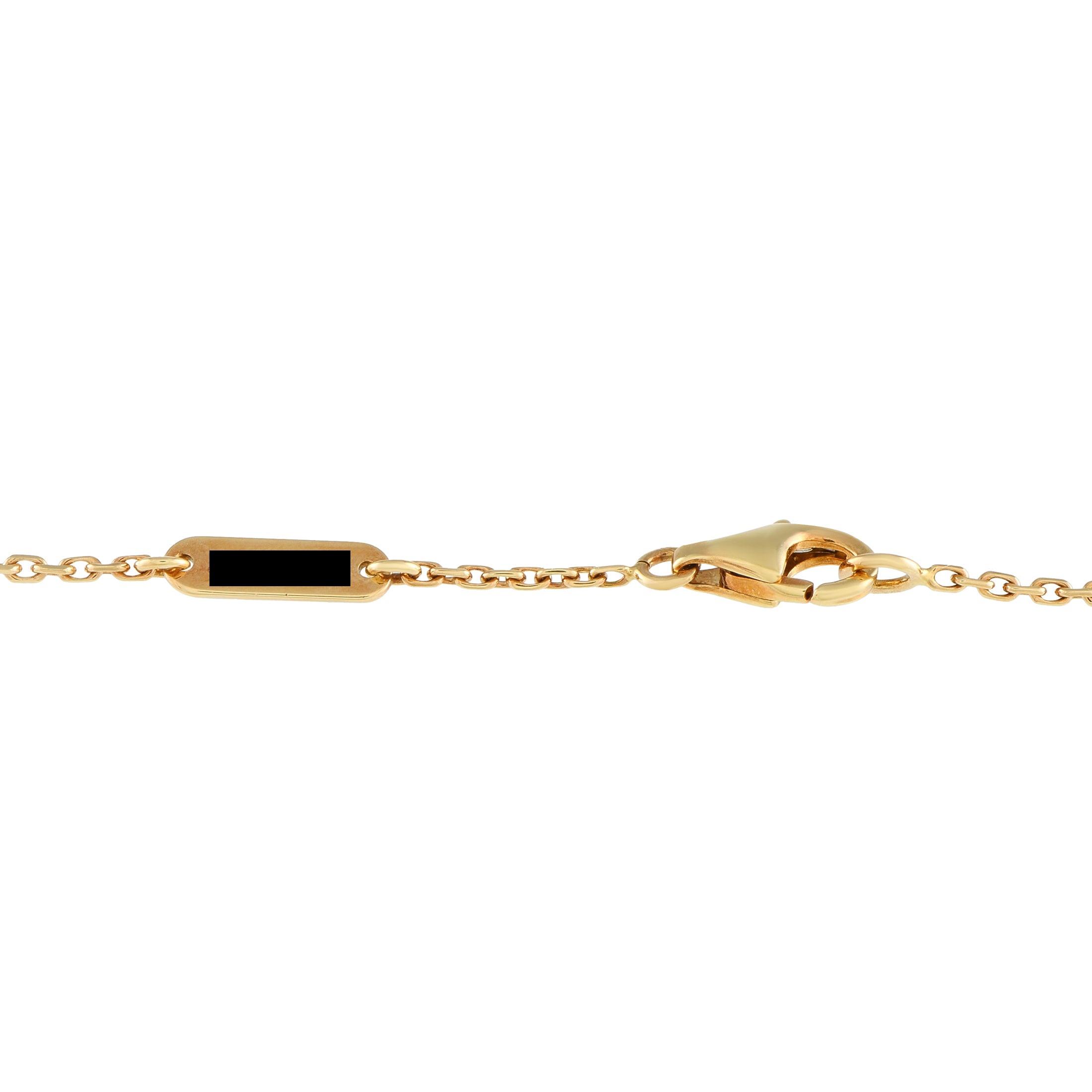 Van Cleef & Arpels Alhambra 18K Yellow Gold Mother of Pearl Necklace