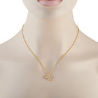 VAN CLEEF & ARPELS Van Cleef & Arpels Cosmo 18K Yellow Gold Diamond Pendant