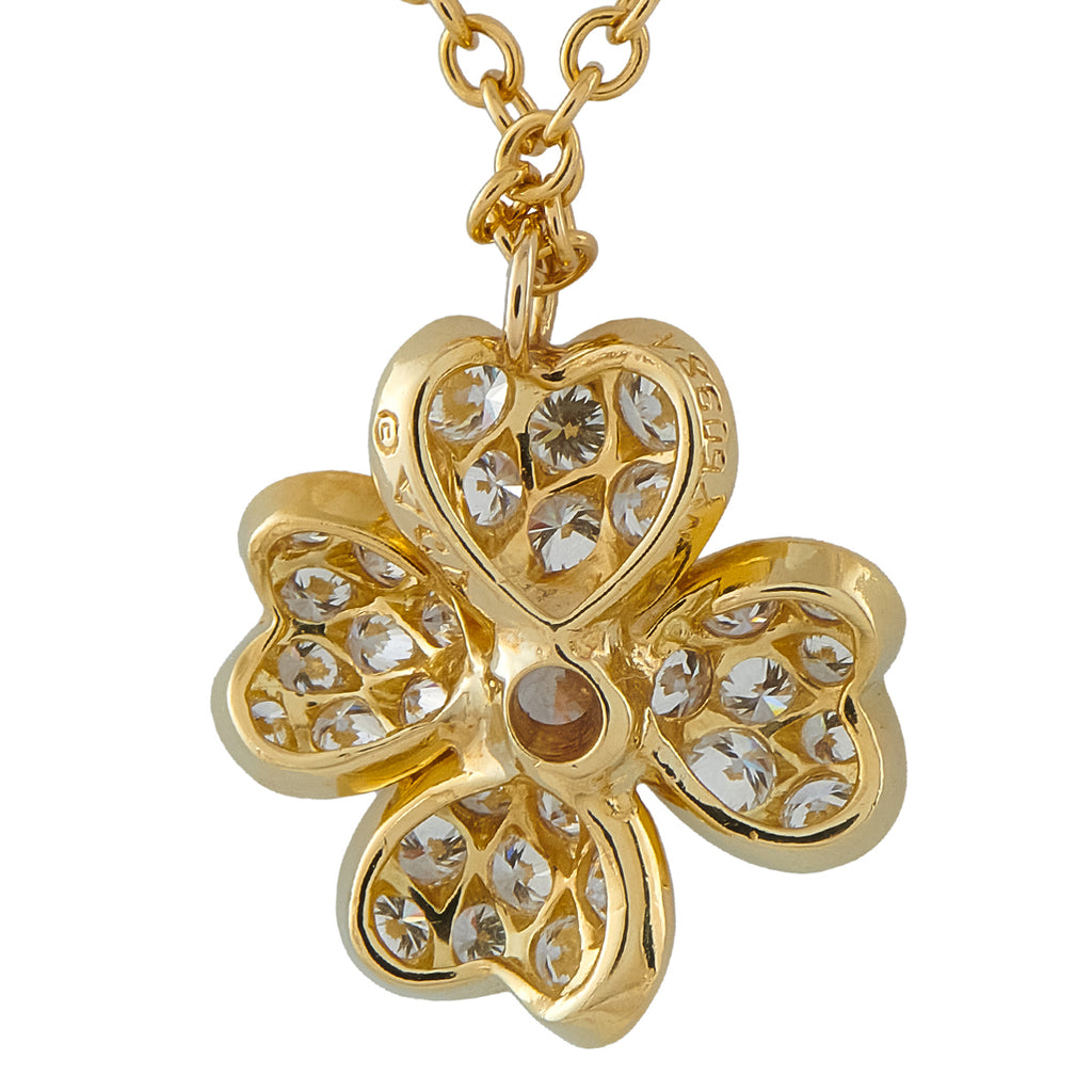 VAN CLEEF & ARPELS Van Cleef & Arpels Cosmo 18K Yellow Gold Diamond Pendant