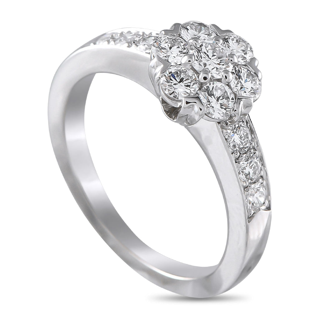 Van Cleef & ArpelsVan Cleef & Arpels Fleurette 18K White Gold Diamond Ring VC24-050825 – This Van Cleef & Arpels Fleurette ri