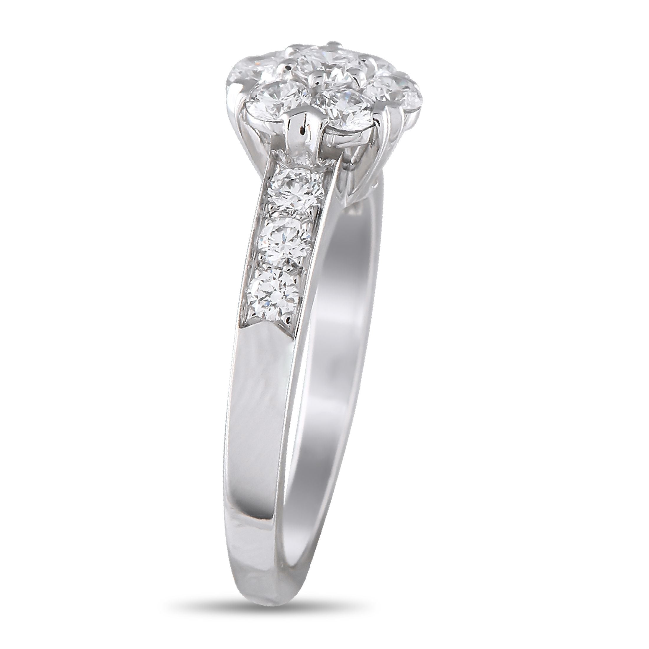 Van Cleef & Arpels Van Cleef & Arpels Fleurette 18K White Gold Diamond Ring