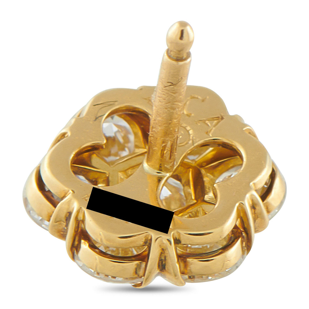 Van Cleef & Arpels Van Cleef & Arpels Fleurette 18K Yellow Gold 1.46ct Diamond Earrings