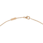 Van Cleef & Arpels Alhambra 18k Rose Gold Diamond and Onyx Holiday Pendant Necklace