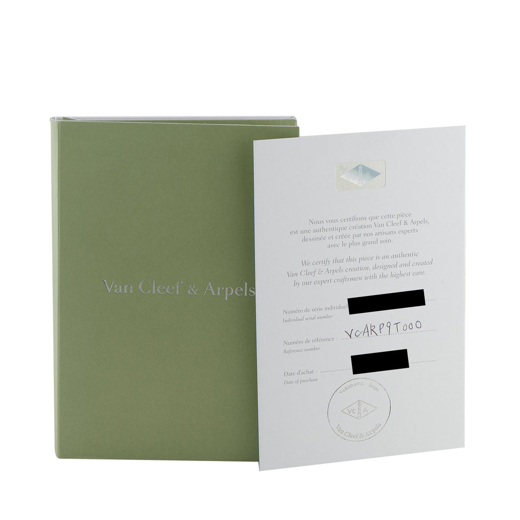 Van Cleef & Arpels Van Cleef & Arpels Alhambra 18K Rose Gold Obsidian Holiday Pendant Necklace