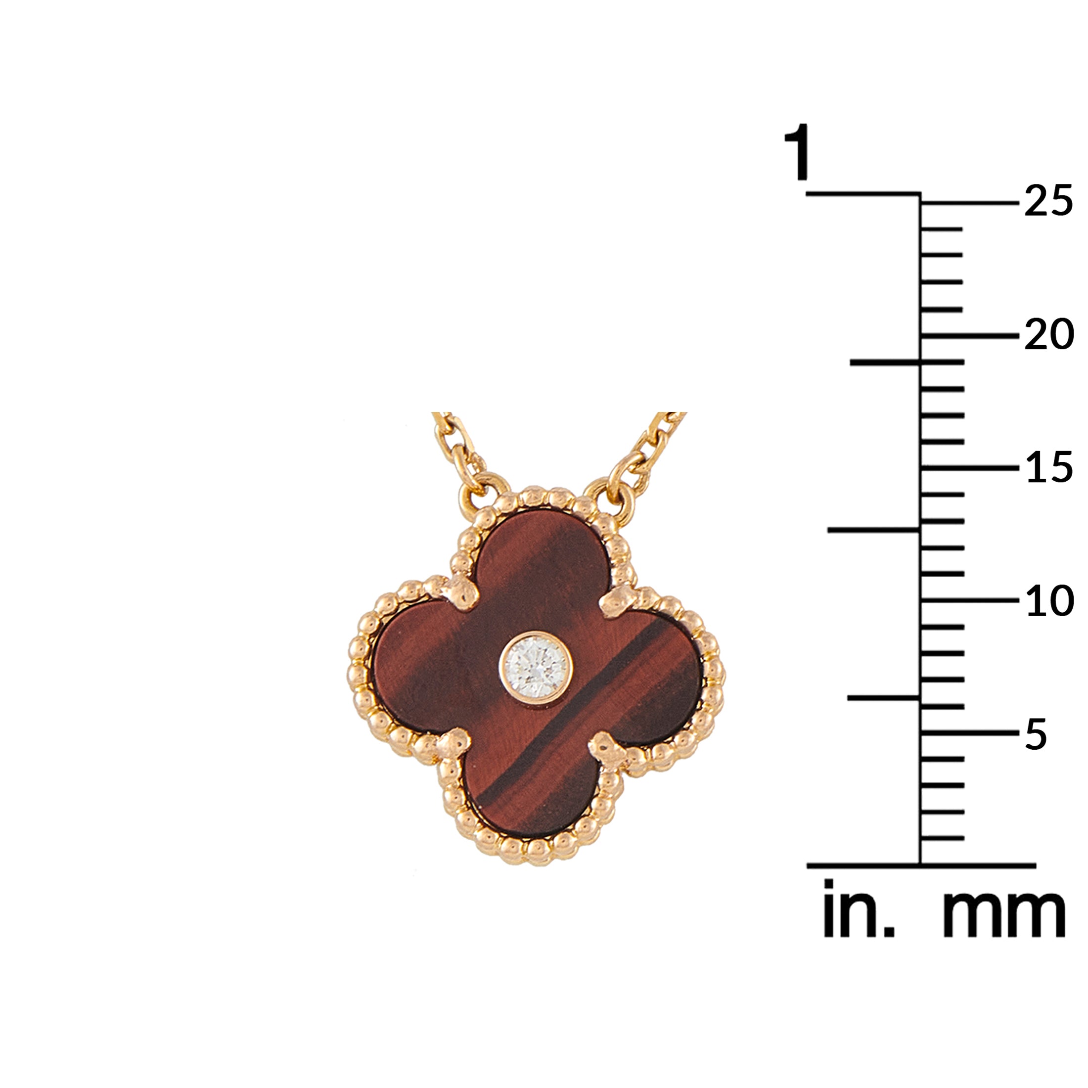 Van Cleef & Arpels 18K Yellow Gold Holiday Pendant