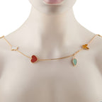 Van Cleef & Arpels Lucky Alhambra 18K Yellow Gold 12-Motif Necklace