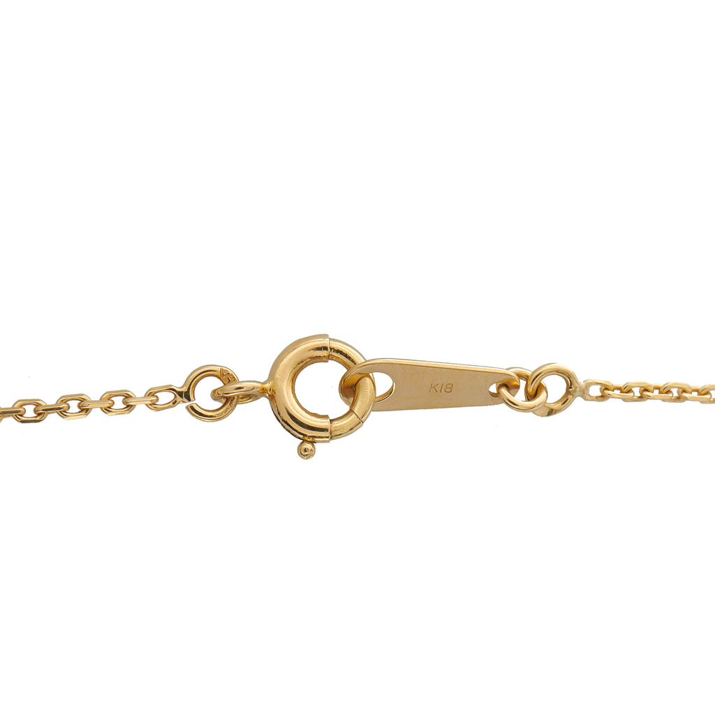 Van Cleef & Arpels Vintage Papillon 18K Yellow Gold Diamond and Lapis Necklace