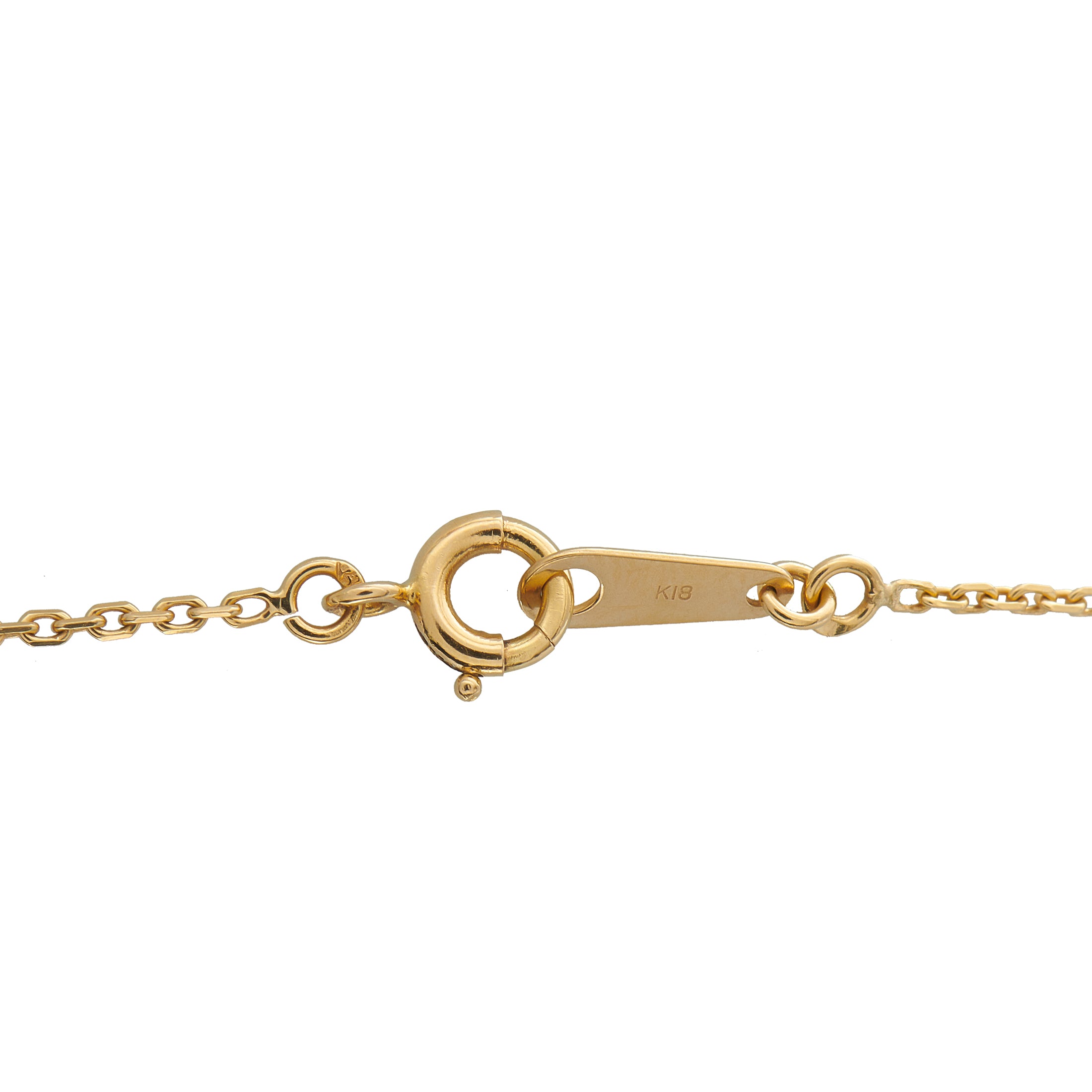 Van Cleef & Arpels Vintage Papillon 18K Yellow Gold Diamond and Lapis Necklace