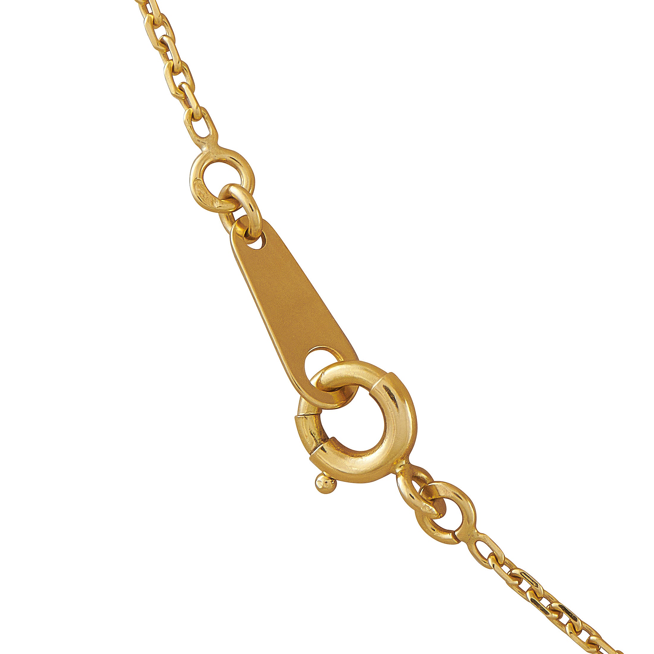 Van Cleef & Arpels Vintage Papillon 18K Yellow Gold Diamond and Lapis Necklace