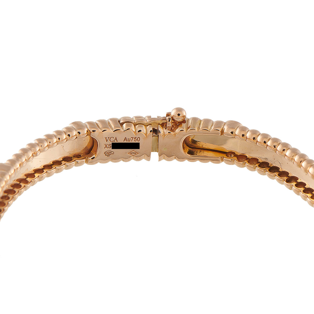 Van Cleef & Arpels Perlee 18K Rose Gold Bracelet