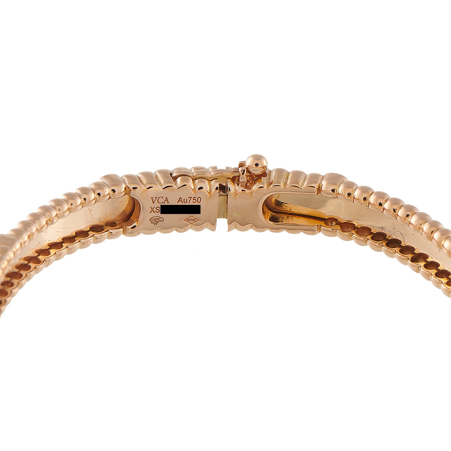 Van Cleef & Arpels Perlee 18K Rose Gold Bracelet