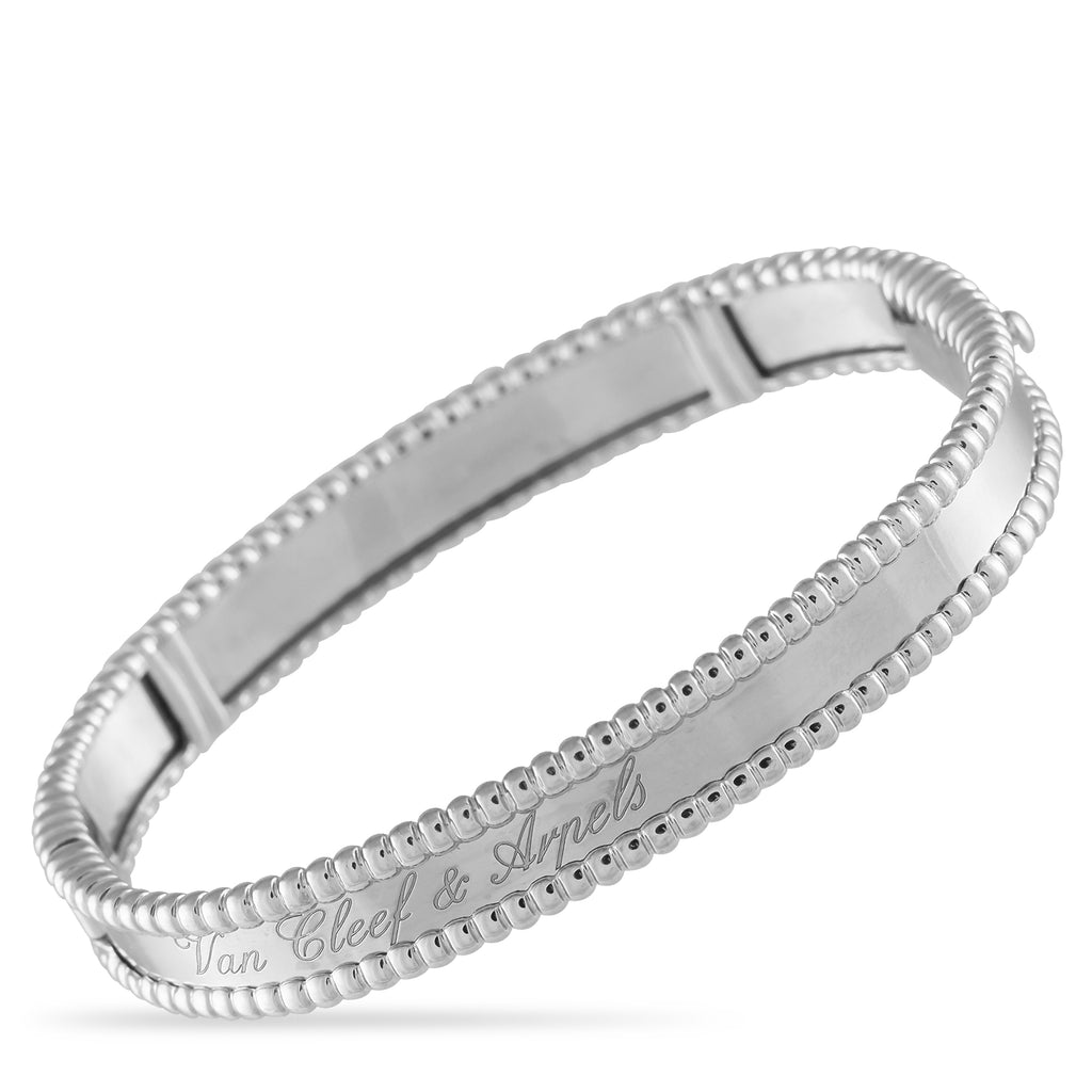 Van Cleef & Arpels Perlée 18K White Gold Bracelet – Of subtle, timeless style and easy elegance