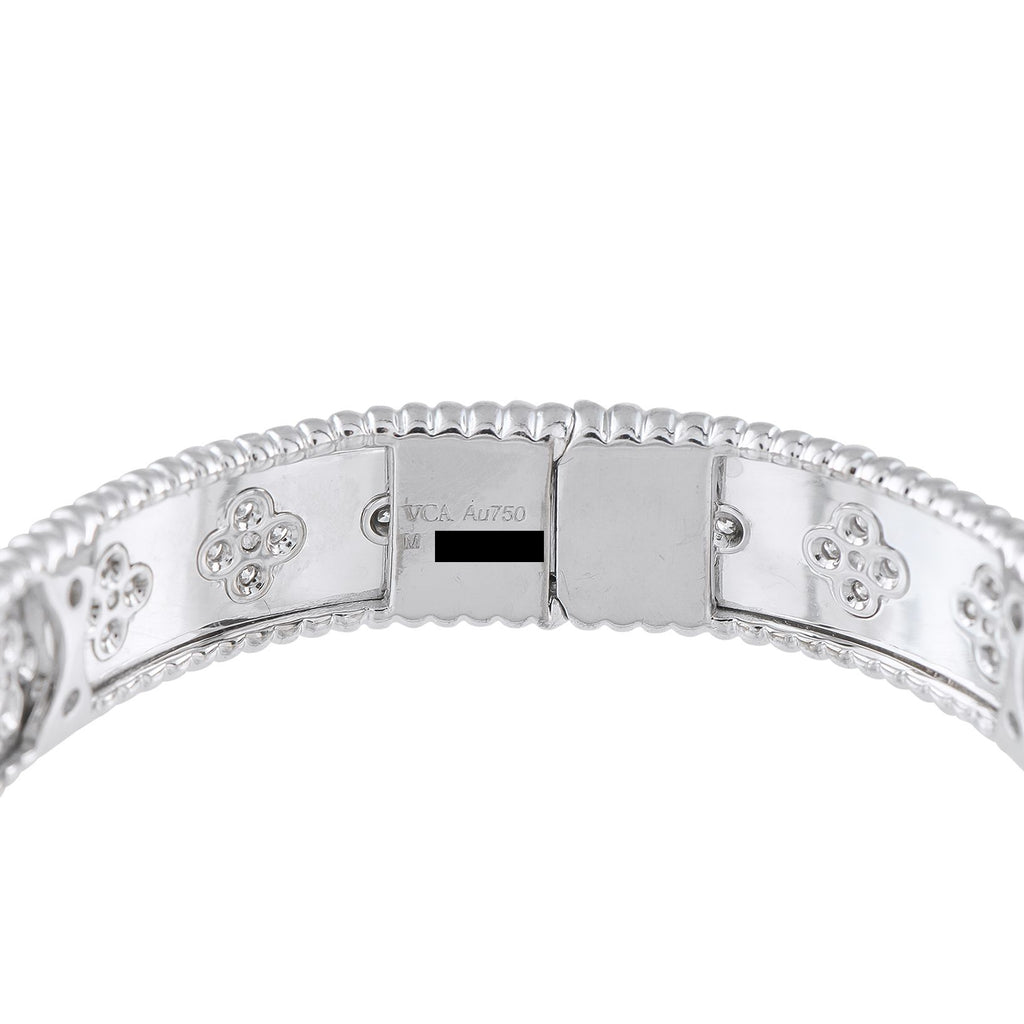 Van Cleef & Arpels Van Cleef & Arpels Perlée 18K White Gold 1.78ct Diamond Bracelet