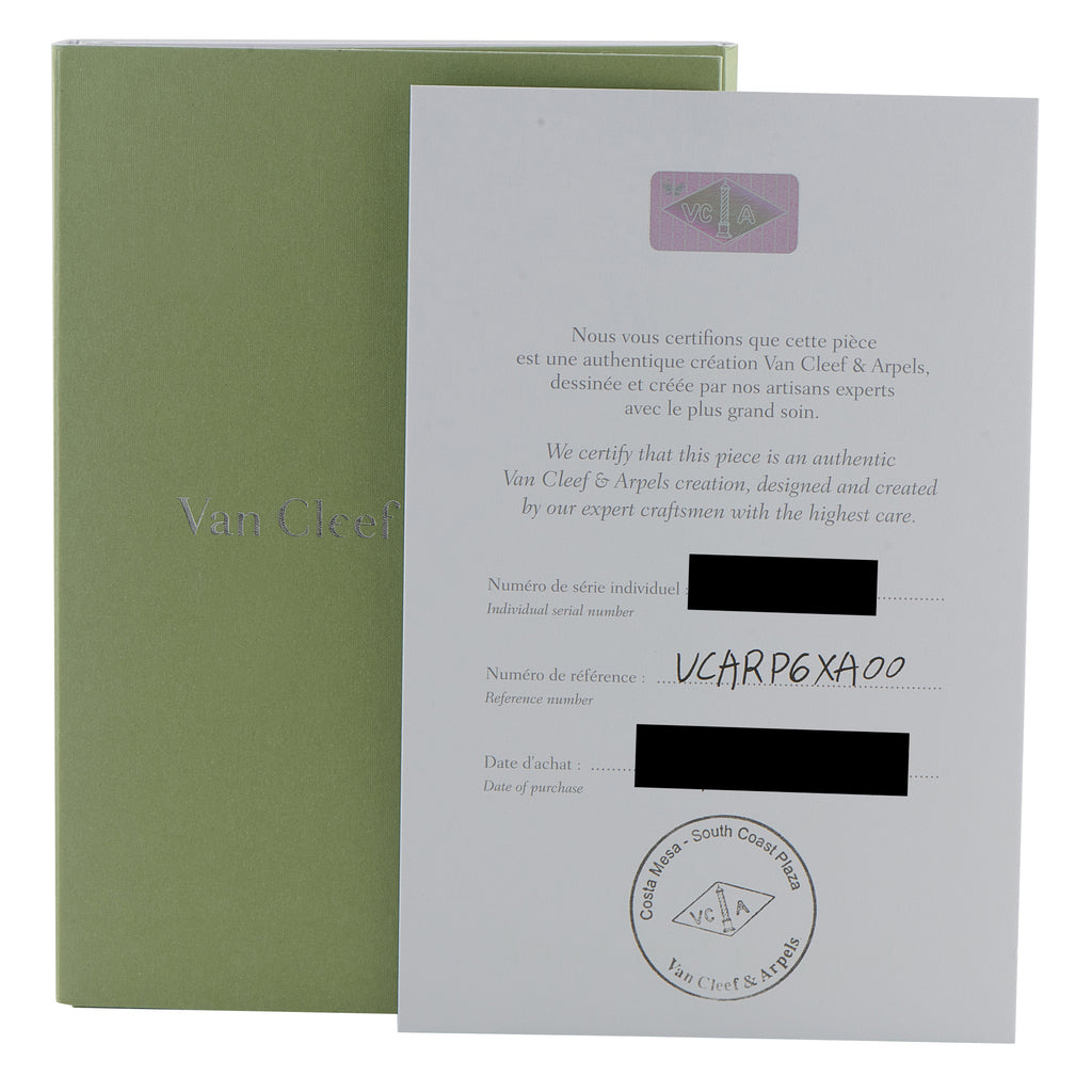 Van Cleef & Arpels Perlee Sweet Clover 18K White Gold 0.68ct Diamond Bracelet