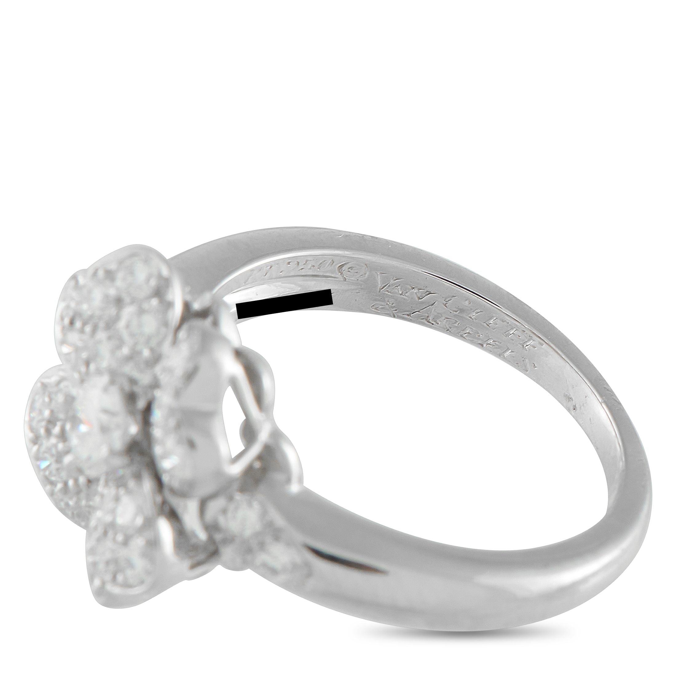 Van Cleef & Arpels Van Cleef & Arpels Cosmos Platinum Diamond Ring