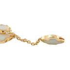 Van Cleef & Arpels Pure Alhambra 18K Yellow Gold Mother of Pearl Bracelet