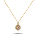 Waltham 18K Yellow Gold 0.75ct Diamond Pendant