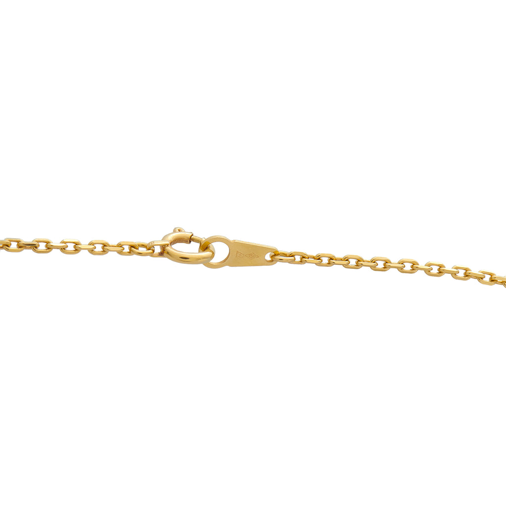 WALTHAM 18K Yellow Gold 0.75ct Diamond Pendant