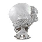 Yvel 18K White Gold 2.15ct Diamond and Baroque Pearl Earrings