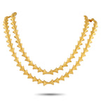 Zolotas 18K Yellow Gold Necklace - This stunning Zolotas necklace is designed to make a statement. A series of lustrous 18K Yellow Gold links come together to c