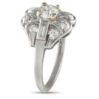 Antique Platinum 1.27ct Diamond Ring