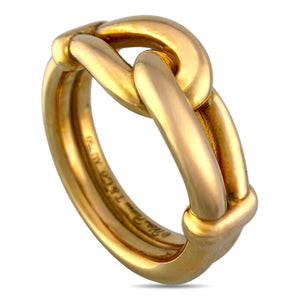 Tiffany & Co. 18K Rose Gold Interlinked Design Ring