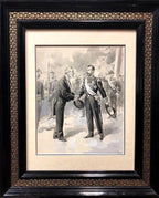 Jean Paul Tinayre Russian Emperor Nicholas II and their Majesty Émile François L Painting