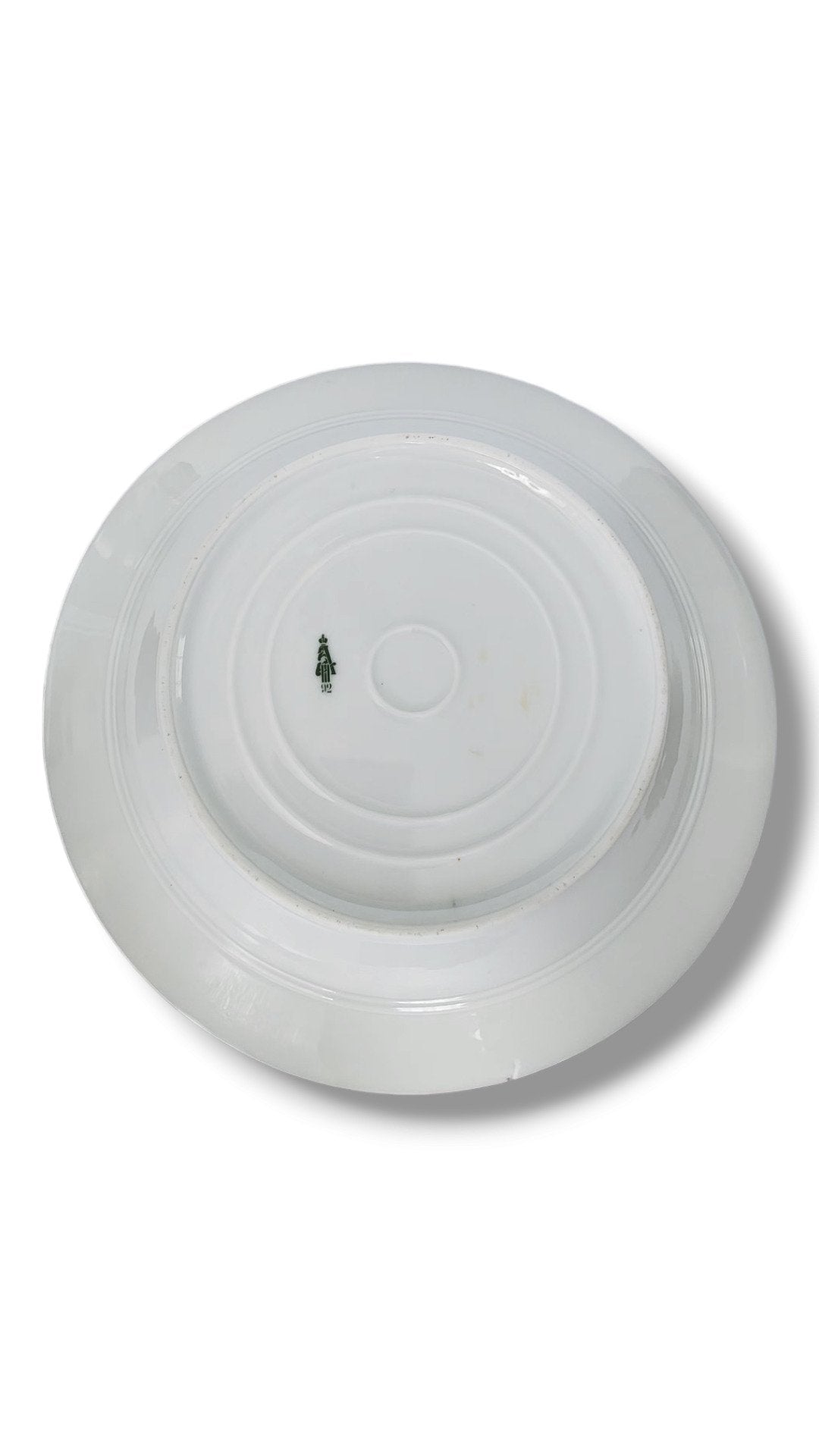 Imperial Russian Porcelain Plate from an Everyday Service for Grand Duke Alexander Alexandrovich