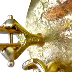 18K Yellow Gold 0.25ct Diamond Moon Earrings