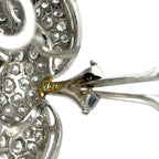 18K White Gold 8.00ct Diamond Huggie Earrings