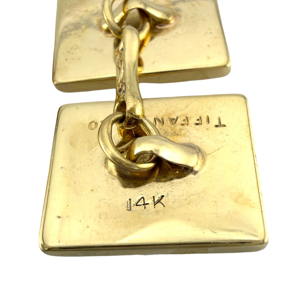 Tiffany & Co. 14K Yellow Gold Men’s Cufflinks
