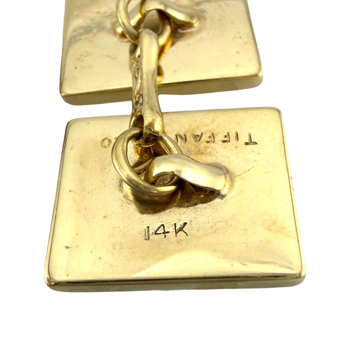 Tiffany & Co. 14K Yellow Gold Men’s Cufflinks