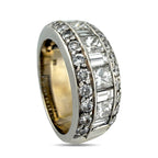 18K White Gold Multi Cut 1.7ct Diamond Ring