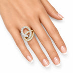 18K Yellow Gold Ring with 2.50ct Diamonds