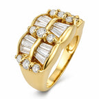 14K Yellow Gold and 1.25ct Diamond Ring