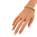 14K Yellow Gold 4.2ct Diamond Bracelet