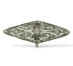 Art Deco Very Large 14K Gold and 1.25ct Diamond Ring
