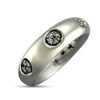 18K White Gold 0.32ct Diamond Circle Ring