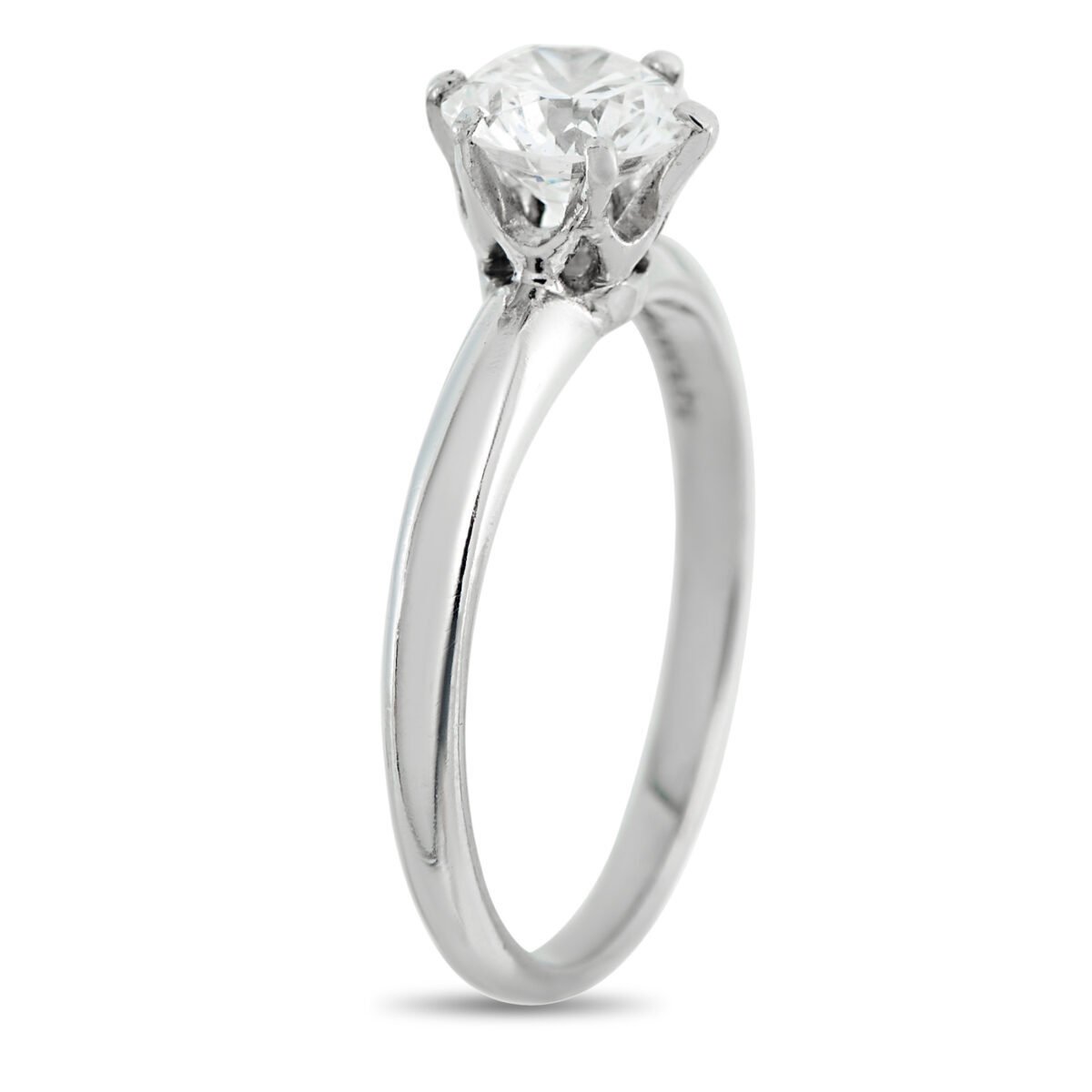 Tiffany & Co. Platinum 0.75ct Diamond Solitaire Ring