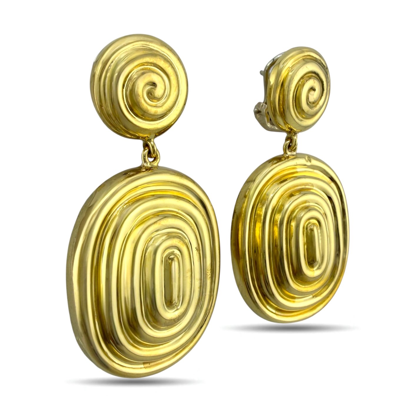 Martha O'Brien
 Geometric 18K Yellow Gold Earrings