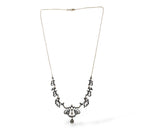 Imperial Russian Period Antique 56K Gold (14K) and 3.01ct Diamond Necklace