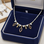 18K White Gold 2.59ct Multi-Diamond Necklace