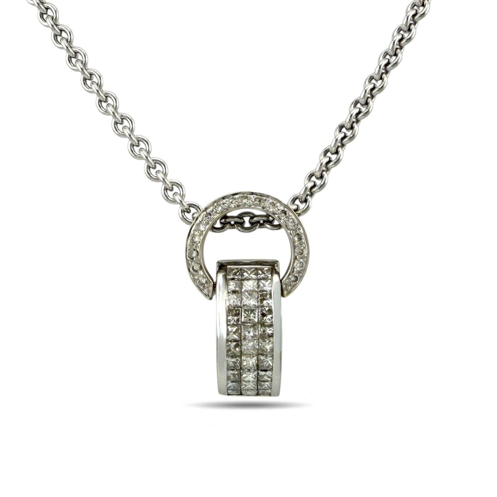 Carrera y Carrera 18K White Gold 2ct Diamonds Necklace