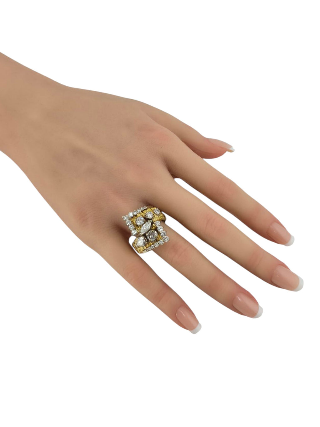 14K Yellow Gold Ring and 2.52ct Diamonds