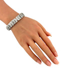 18K Gold Flexible 5.0ct Diamond Bracelet