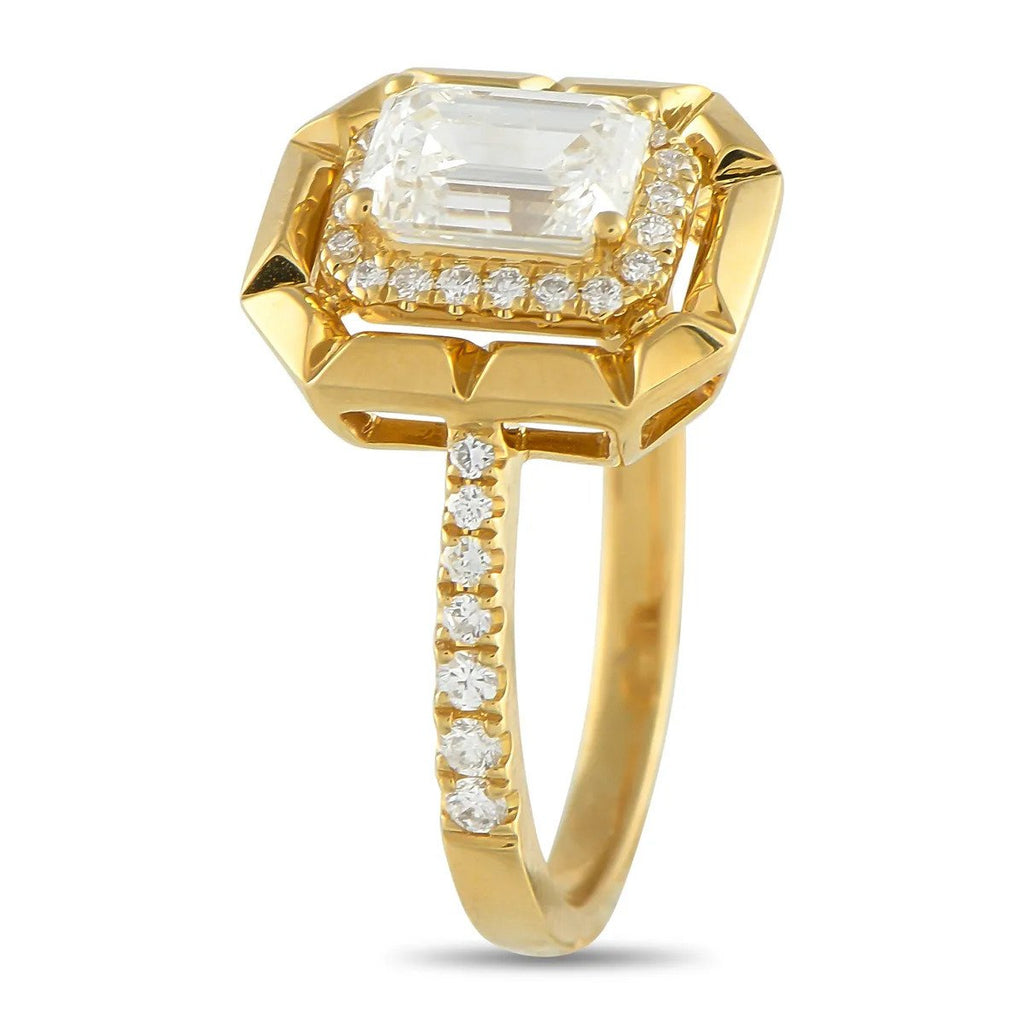 18K Yellow Gold 1.27ct Diamond Ring